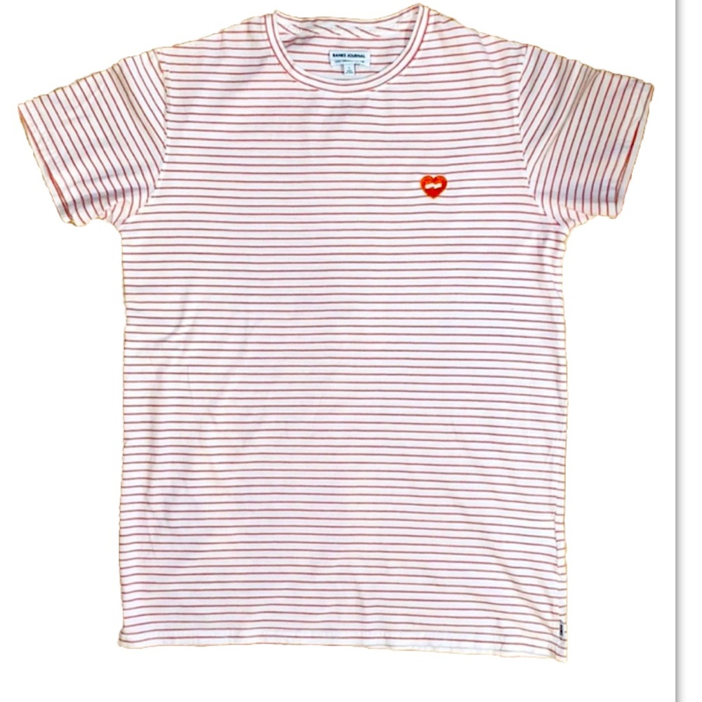 Banks Journal Organic Cotton Women’s  Tshirt-Small-PreOwned / EUC